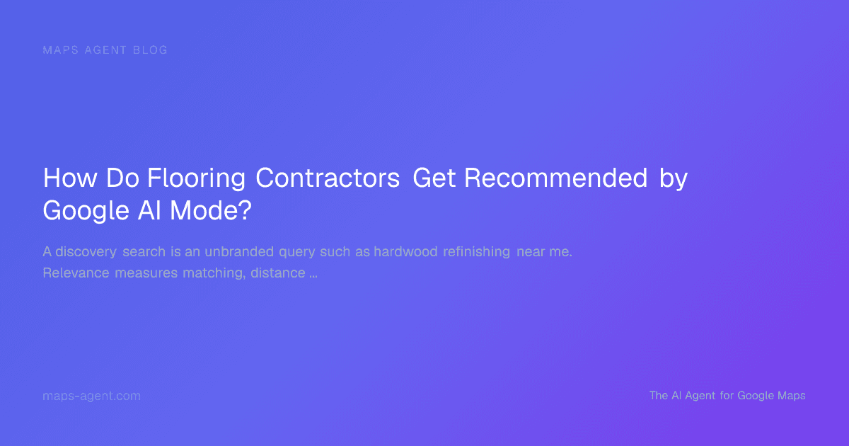 Flooring service checklist beside a mapped local coverage grid