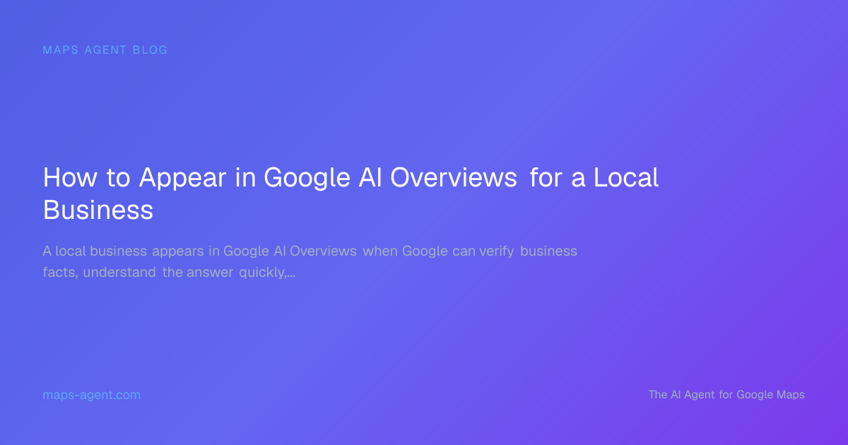 Search screen with local business citations and profile signals