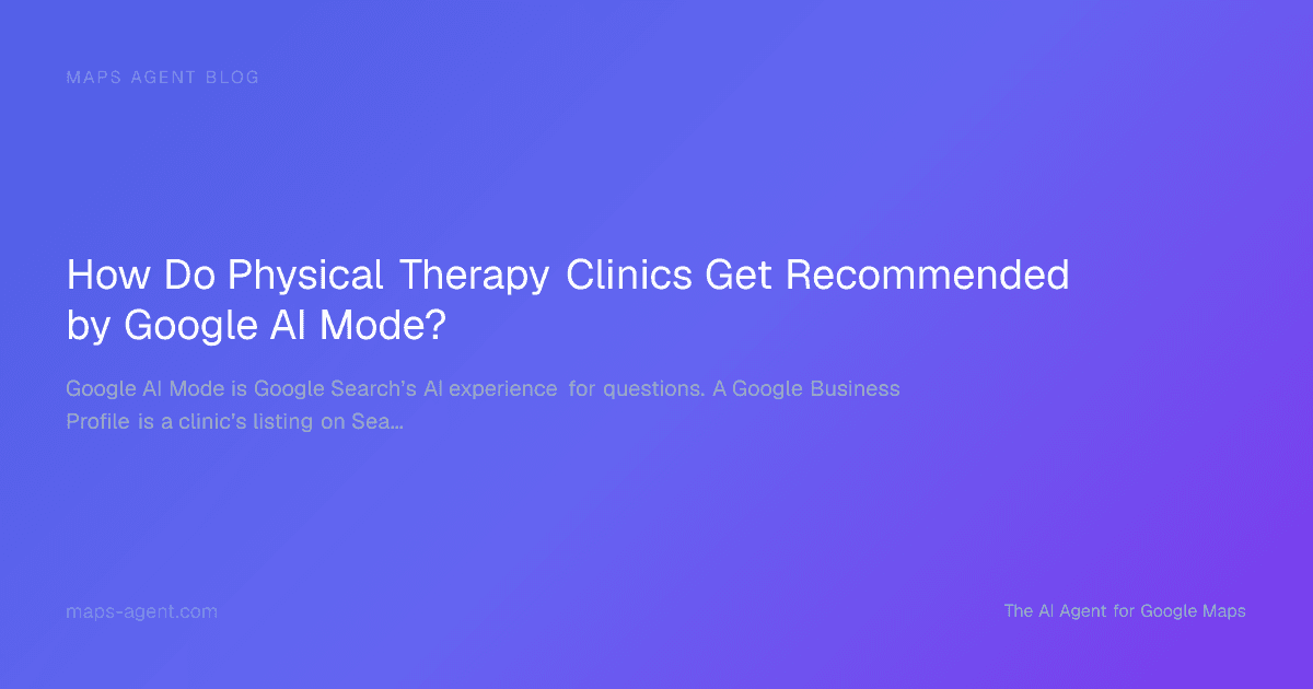 Clinic profile facts connected to local AI search results