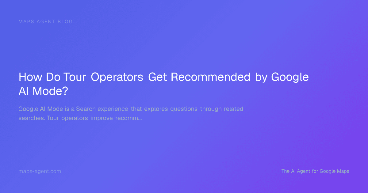 Gradient map paths connecting tour stops to AI recommendations